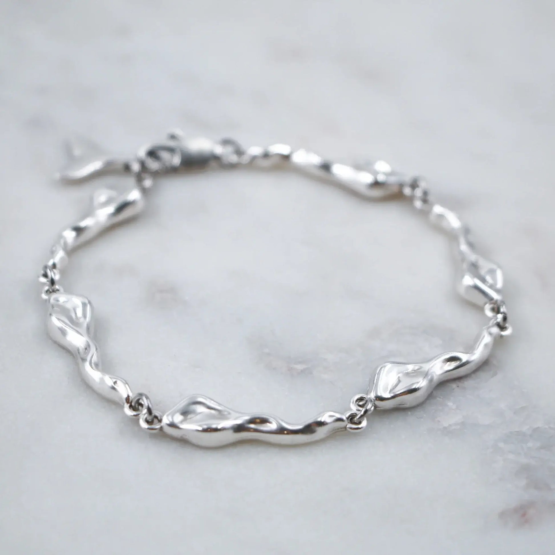 Bracelet argent sculpte