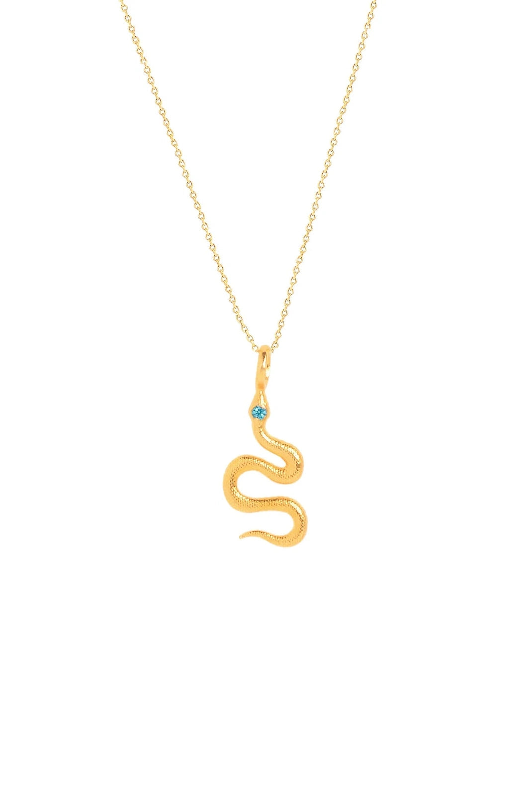 Pendentif Color Python  Explorez notre Pendentif Serpent Doré, un bijou fascinant qui capture la puissance et la symbolique profonde des serpents dans la mythologie grecque. Conçu à la main par nos artisans experts, ce pendentif plaqué or est accompagné d'une chaîne délicate, représentant la fertilité et la force créatrice associées aux serpents dans les cultures anciennes.