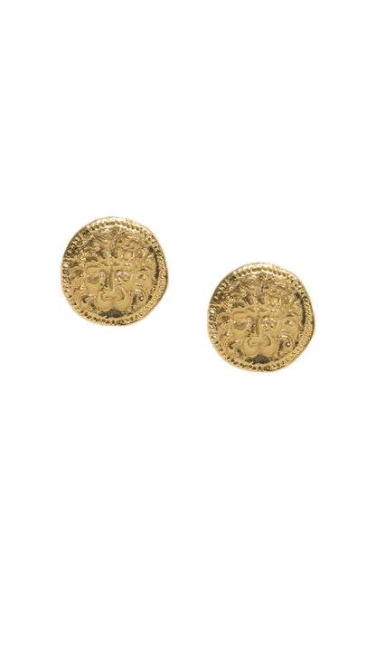 Boucles d'Oreilles Léon - Symbole de Courage et de Majesté  Découvrez l'élégance audacieuse avec nos boucles d'oreilles Léon, inspirées par le prénom d'origine grecque qui signifie "lion". Symbole de courage et de majesté dans la culture grecque antique, le lion représentait la force et la protection, jouant le rôle de gardien.